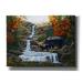 Epic Graffiti Black Bear Falls by Crista Forest Canvas Wall Art 54 x40