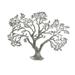 HomeRoots 1 x 27.5 x 22 in. Rough Silver Arbol Banyan Tree Wall Sculpture