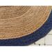 Indian Traditional Jute Rug Natural Jute Oval Indian Braided Rag Rug Oval Floor Rug indian Handwoven Solid Area Rugs