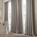 Lush Decor Belgian Flax Single Window Panel - Gray - Single-108 x 50