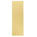 Rug 2 ft. 4 in. x 9 ft. Reversible Flat-Braid Rectangle Runner Yellow