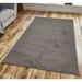 Homedora Design Rectengular Shag Area Rug 5x7 Solid Color Low Pile Shag Easy to clean Pet Friendly Soft Nursery Runner Rug for Living Rooms Bedrooms Gray