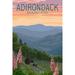 Adirondack Mountains New York Bears and Spring Flowers (12x18 Wall Art Poster Room Decor)