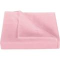 400 Thread Count 3 Piece Flat Sheet ( 1 Flat Sheet + 2- Pillow cover ) 100% Egyptian Cotton Color Pink Solid Size King