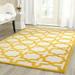 SAFAVIEH Cambridge Liz Geometric Wool Area Rug Ivory/Gold 9 x 12