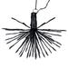 Vickerman 80Lt x 16 Black Starburst Warm White 5mm LED Wide Angle Lights with 6 Lead Wire and 24Volt cUL Power Adapter Plug Indoor/Outdoor Use