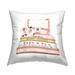 Stupell Industries Purse Gold Fashion Bookstack Glam Fashion Pink 18 x 7 x 18 Decorative Pillows