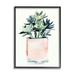 Stupell Industries Soft Potted Succulent Still-Life Indoor House Plant Coastal Painting Black Framed Art Print Wall Art 16 x 20 Design by Jennifer Paxton Parker