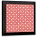 Nai Danhui 15x15 Black Modern Framed Museum Art Print Titled - Maison Des Fleurs Pattern IIIB