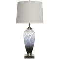 Stylecraft Home Collection - Ezra - 1 Light Table Lamp Blue/Black/Milky