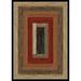 7 ft. 10 in. x 9 ft. 10 in. Hearthside Rustic Panel Area Rug Multi Color