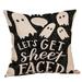 Dezsed Halloween Pillow Covers Pillowcase Clearance 1Pc Throw Pillow Covers Decorative Cotton Linen Cushion Case Multicolor