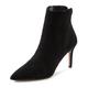 High-Heel-Stiefelette LASCANA Gr. 38, schwarz Damen Schuhe Reißverschlussstiefeletten