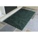 Matterly WaterHog Brittney Leaf Indoor Outdoor Door Mat Synthetics in Green/Black | 2'11 x 4' 11" | Wayfair 20273590035