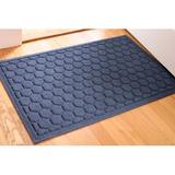 Matterly WaterHog Honeycomb 23 in. x 35 in. Indoor Outdoor Door Mat Synthetics in Blue/Black | Wayfair 20388610023