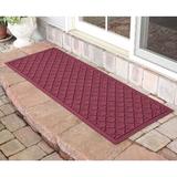 Matterly WaterHog Cordova Indoor Outdoor Door Mat Synthetics in Red/Indigo/Brown | Rectangle 1'8" x 5' | Wayfair 20326602260