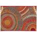 "Liora Manne Esencia Circles Indoor/Outdoor Mat Saffron 2'5"" x 3'11"" - Trans Ocean ECN34803517"