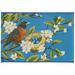 "Liora Manne Esencia Robin's Nest Indoor/Outdoor Mat Blue 2' x 2'10"" - Trans Ocean ECN23958603"