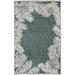 "Liora Manne Malibu Pine Border Indoor/Outdoor Rug Green 6'6"" x 9'3"" - Trans Ocean MAU69823506"