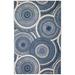 "Liora Manne Marina Circles Indoor/Outdoor Rug Delft 7'10"" x 9'10"" - Trans Ocean MNA80803504"