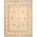 "Pasargad Home Oushak Collection Hand-Knotted Lamb's Wool Area Rug-11' 9"" X 14'11"" , Ivory - Pasargad Home PD-1324 12X15"