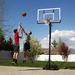 Lifetime Height Adjustable Portable Basketball Hoop (52" Polycarbonate Backboard) Steel/Polycarbonate in Black/Blue/Gray | Wayfair 90680