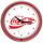 Trademark Global 14&quot; Enjoy Coke Wall Clock Glass in Red | 14 H x 14 W x 3 D in | Wayfair coke-1400-v17