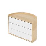 Umbra Moona Jewelry Box Wood in White | 5.75 H x 7 W x 10 D in | Wayfair 1014748-668