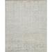 White 24 x 0.25 in Area Rug - Loloi Rugs Cyrus Floral Hand-Knotted Pewter Area Rug Viscose | 24 W x 0.25 D in | Wayfair CYRUCU-05PW002030