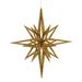 The Holiday Aisle® 3D Glitter Star Ornament Plastic in Yellow | 16 H x 14 W x 14 D in | Wayfair D7930F365C79445D8376FF62D657AD95