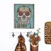The Holiday Aisle® Sugar Skull Blue Metal in Brown | 20 H x 16 W x 1.5 D in | Wayfair 529F25C022094384911A0D5A50F2A761