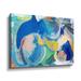 Wrought Studio™ Colorful Burst Abstraction XXII Colorful Burst Abstraction XXII by - Graphic Art on Canvas in Blue | 18 H x 24 W x 2 D in | Wayfair