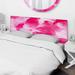 George Oliver Panel Headboard Upholstered/Polyester in Red/Pink/Gray | 46 H x 62.5 W x 2 D in | Wayfair 70140A8048D741AE8B7F9CD6A1B9284B