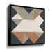 George Oliver Triangles III Highland - Graphic Art on Canvas in Blue/Brown/Gray | 18 H x 18 W x 2 D in | Wayfair F7E6A088F9154482AB4DFBF203DC5FCC