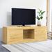 Latitude Run® TV Stand for TVs up to 55" Wood in Brown | 15.75 H x 49.21 W x 13.78 D in | Wayfair 731FC1EA327F486CACE588AC527013E9