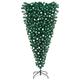 The Holiday Aisle® Upside-down Artificial Pre-lit Christmas Tree w/ Ball Set Xmas Tree, Steel in White | 94.5 H x 21.7 W in | Wayfair