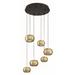 Kovacs Halo 17 Inch 6 Light LED Multi Light Pendant - P5474-884-L