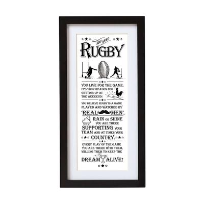 Gift For Man Wall Art Rugby