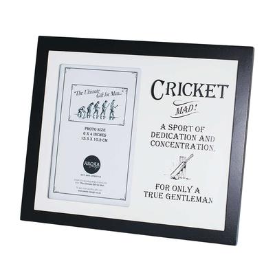 Gift For Man Photoframe Cricket