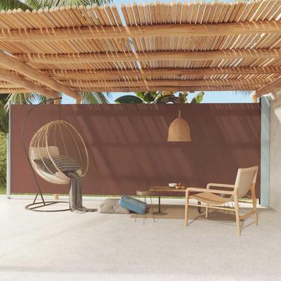 Seitenmarkise Ausziehbar 200x600 cm Braun Vidaxl 24279 Image