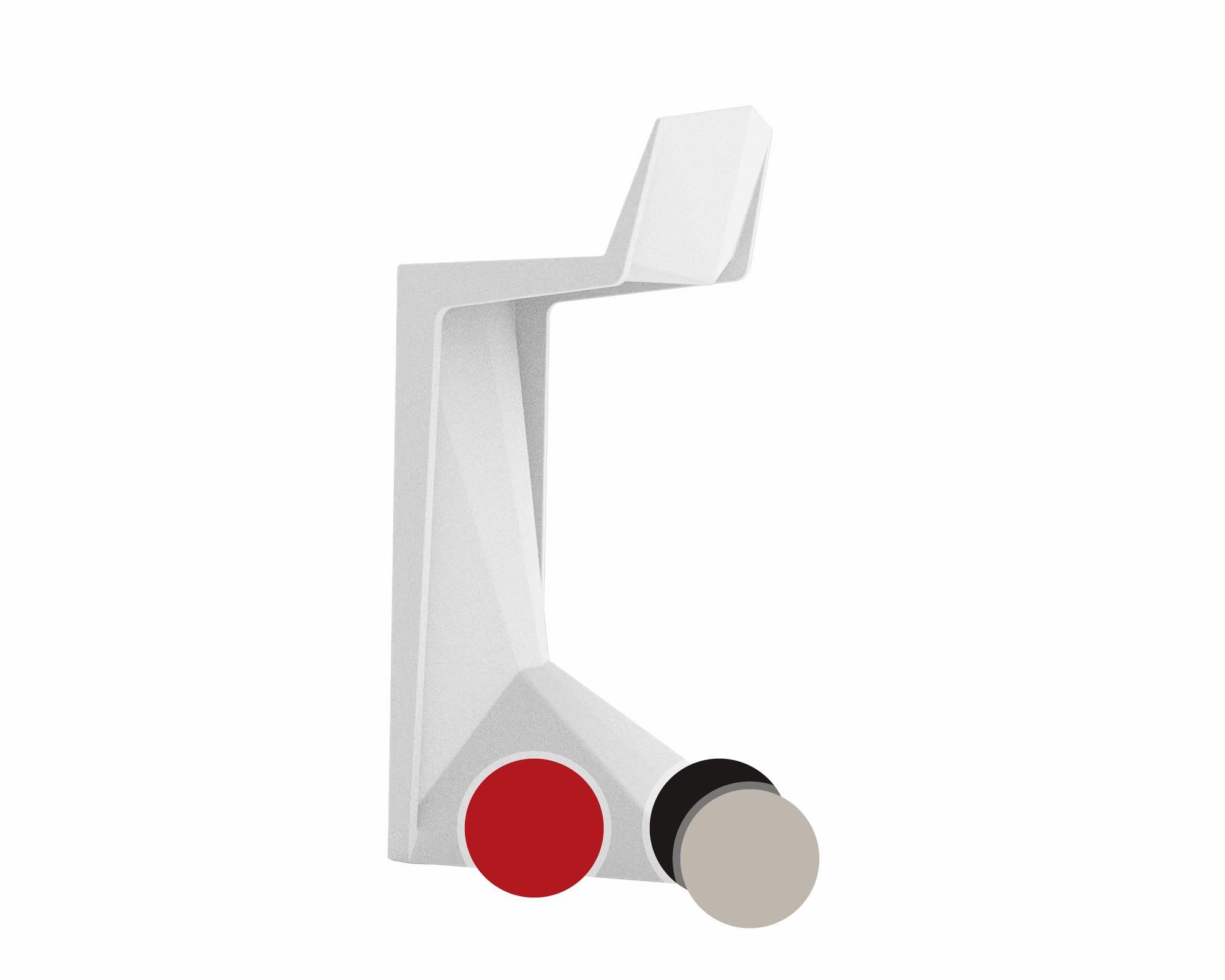 Vondom »VOXEL« Outdoor Barhocker White