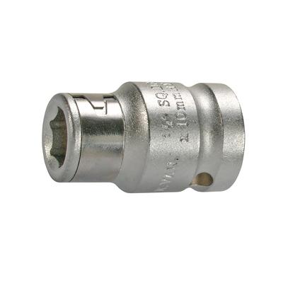 SWSTAHL Bitadapter, 1/2' Antrieb auf 10 mm Bits Vierkantadapter-Bit 05600L Image