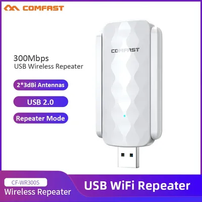 Répéteur WiFi USB CF-WR300S 2.4GHz 300Mbps 802.11n amplificateur de Signal sans fil mobile Portable