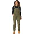 Dickies - Overalls for Women, Rinsed Utility Bib Overalls, Boyfriend Fit, Rinsed Military Green, M