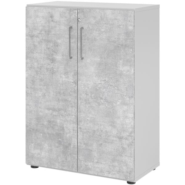 HAMMERBACHER Aktenschrank »Z-Line« 80 cm breit 3 OH grau, 80x110x42 cm