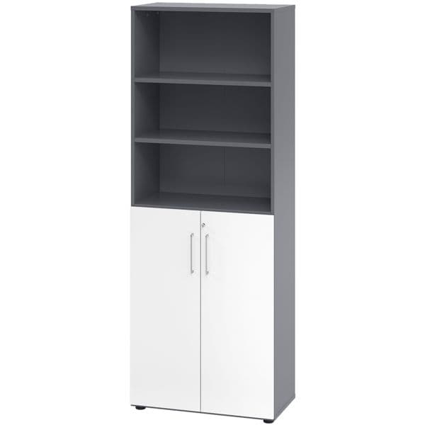 HAMMERBACHER Kombischrank »Z-Line« 80 cm breit 6 OH grau, 80x215.6x42 cm Image