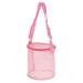 Mesh Beach Bag, Sea Shells Mesh Tote Sand Boxes Nets Bags, Pink