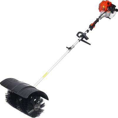 Snow Sweeper Gasoline Powered Broom Sweeper 52CC 2 Stroke Broom Brush