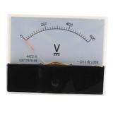 Class 1.5 DC 0-600V Analog Voltage Voltmeter Gauge Panel Volt Meter 44C2-V - DC 0-600V