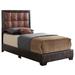 LYKE Home Pinto Cappuccino Twin Bed